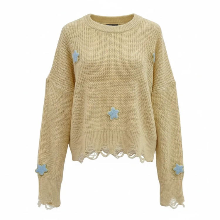 بافت کراپ فشن طرح ستاره